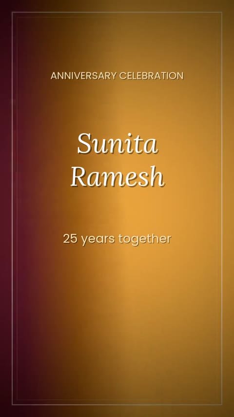 Silver Jubilee Anniversary